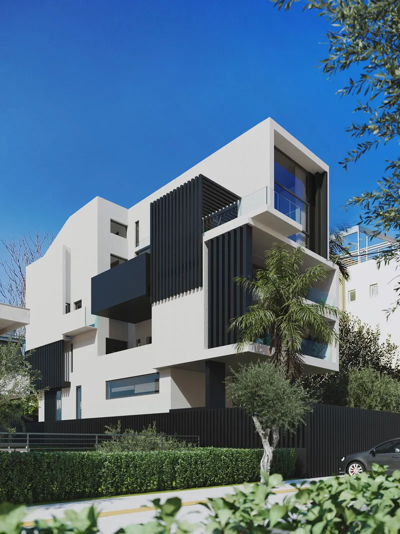 Exterior visualisation — street view