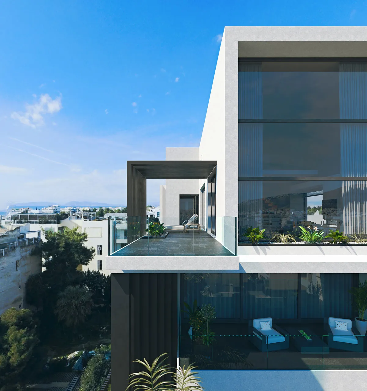 Exterior visualisation — façade detail (3)