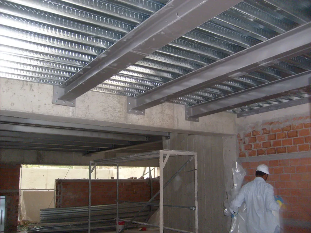 Steel mezzanine floor